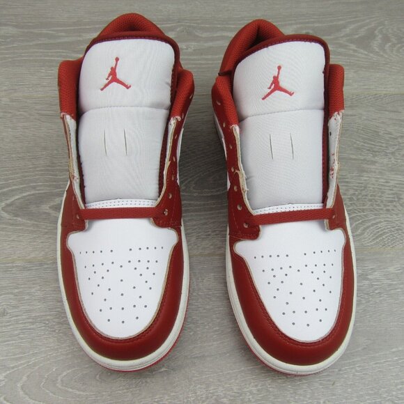 Air Jordan 1 Low SE Sneakers Mens Size 11 White Sail Lobster Red NEW - Picture 6 of 14